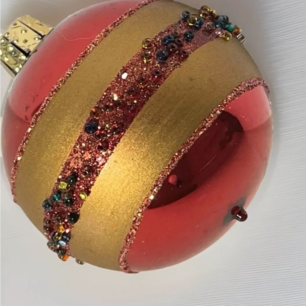 Vintage Glass Christmas Ornament Made In GERMANY